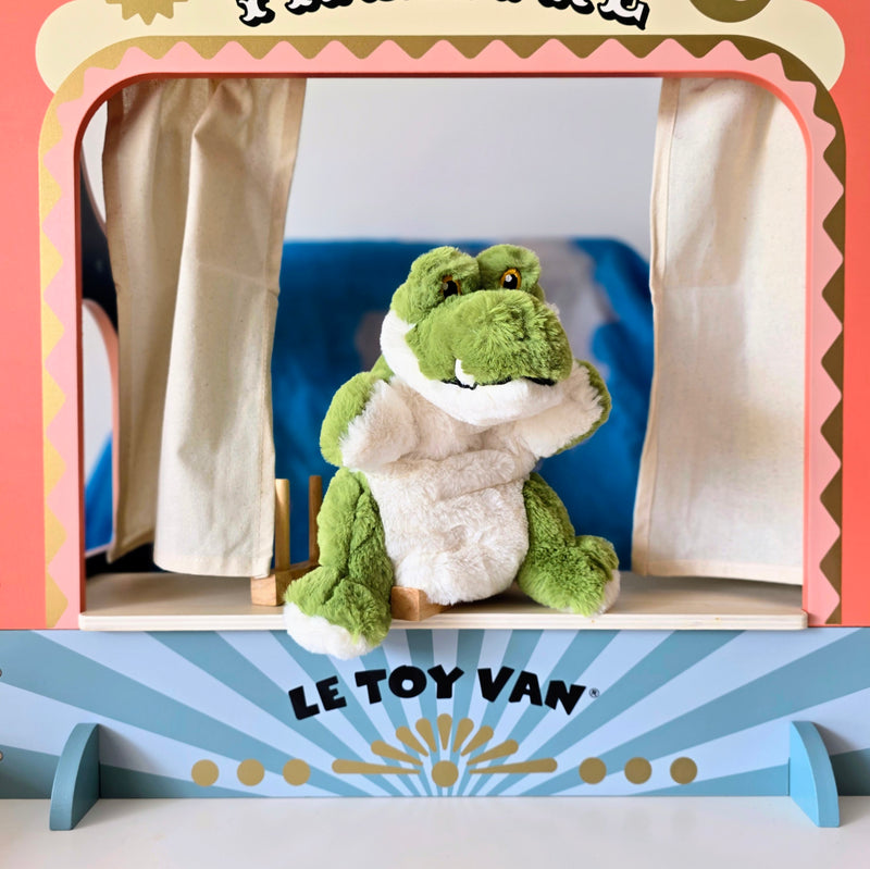 Eco Crocodile Hand Puppet 25cm By Eco Buddies Pretend and Imaginative Play Toy 3yrs+