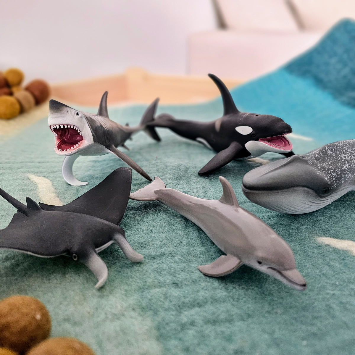 Sea Life Figurine Collection 5pc Gift Box Set by CollectA Animal Figur ...