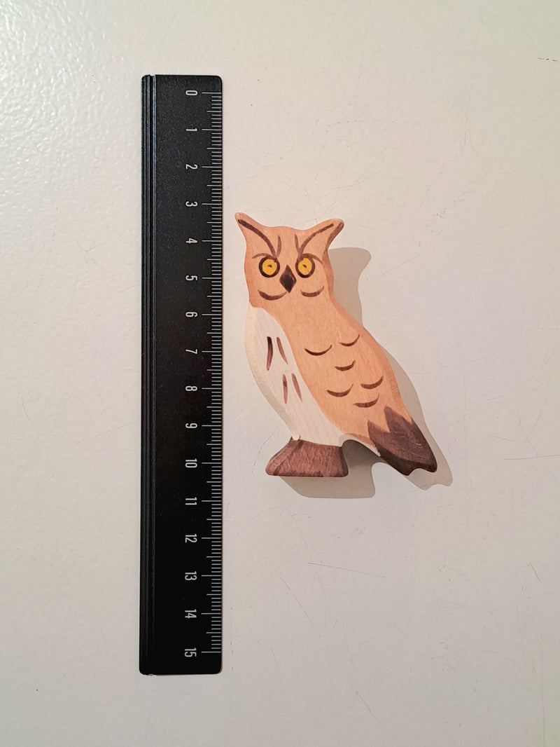 Holztiger Eagle Owl Wooden Animals Woodland 3yrs+