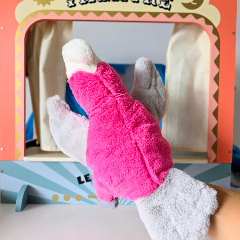 Eco Galah Hand Puppet 25cm By Eco Buddies Pretend and Imaginative Play Toy 3yrs+