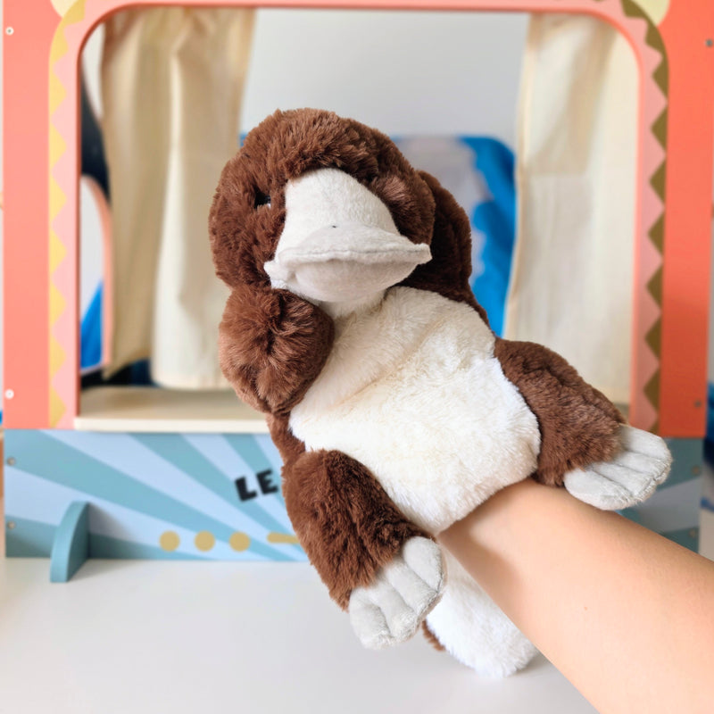 Eco Platypus Hand Puppet 25cm By Eco Buddies Pretend and Imaginative Play Toy 3yrs+