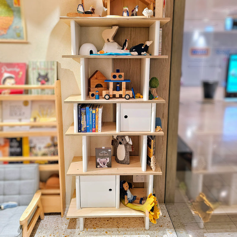 Oeuf Shelf Kid’s Book and Toy Storage Shelf 165cm H x 74.5cm W x 31cm D Kids Furniture