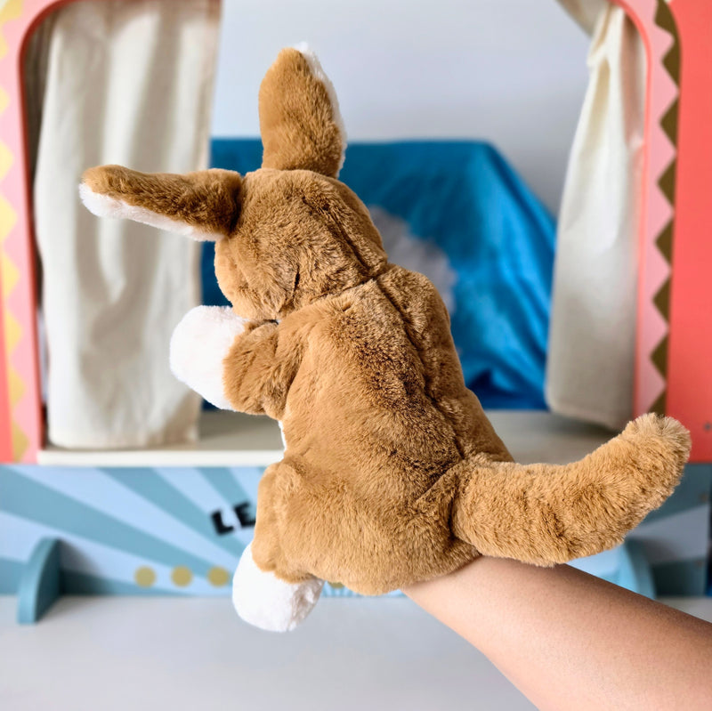 Eco Kangaroo Toy Hand Puppet 25cm By Eco Buddies Pretend and Imaginative Play Toy 3yrs+