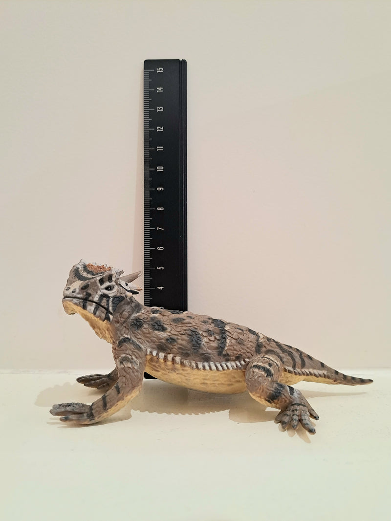 Horned Lizard Reptile Figurine by Safari Ltd Woodland Collection Animal Figurines 3yrs+