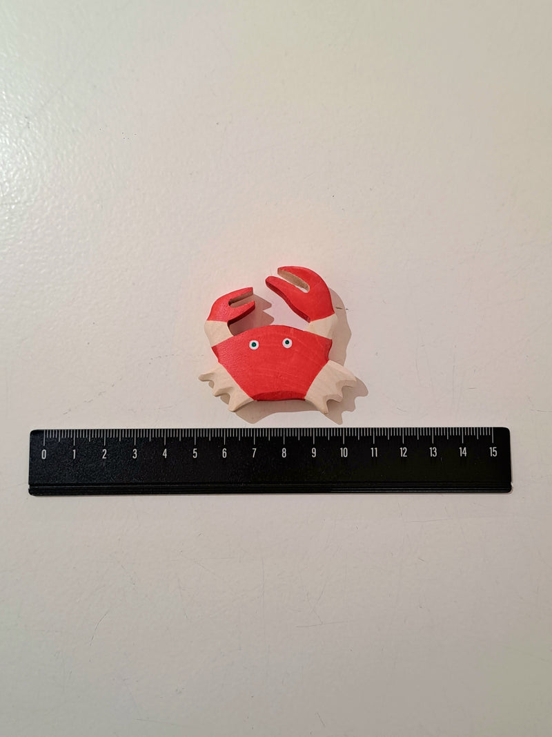 Holztiger Crab Wooden Animals Sea Life Animal Toys 3yrs+