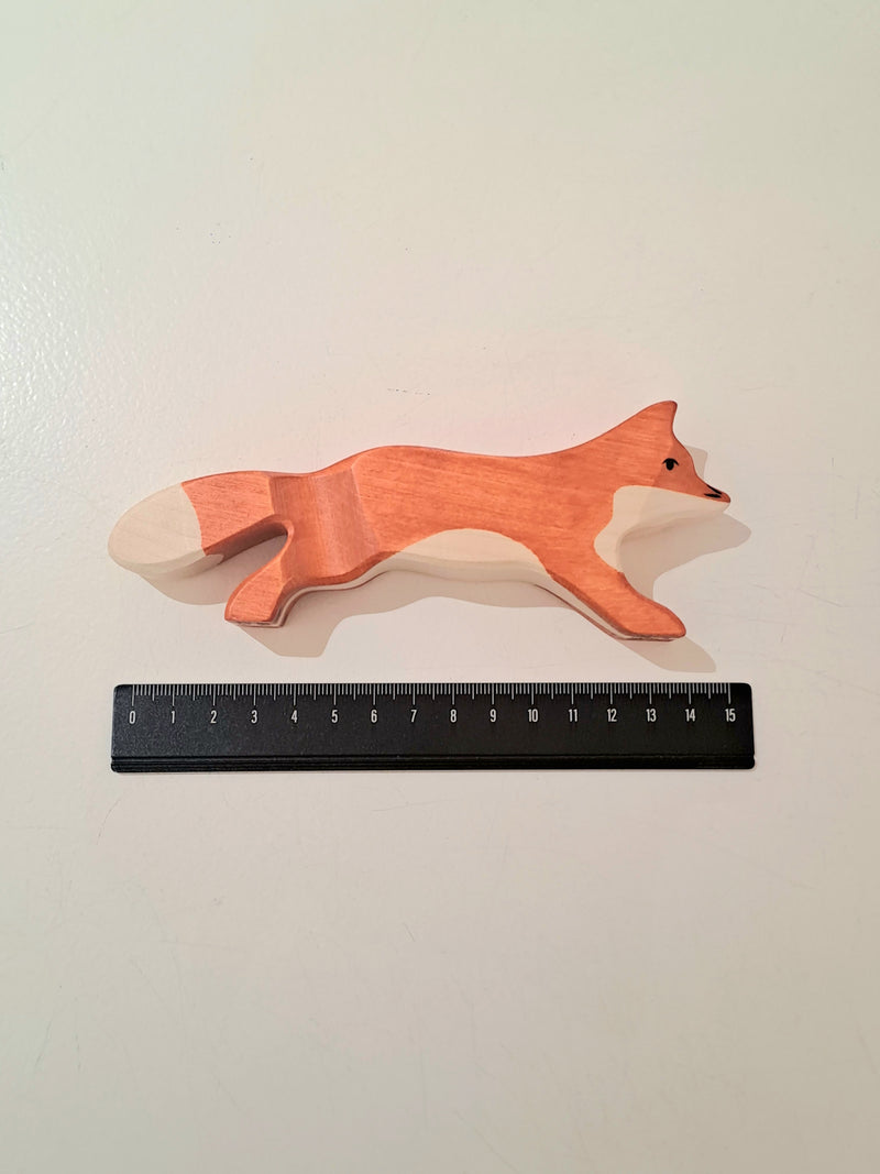 Holztiger Fox Running Wooden Animals Woodland & Meadow Animal 3yrs+