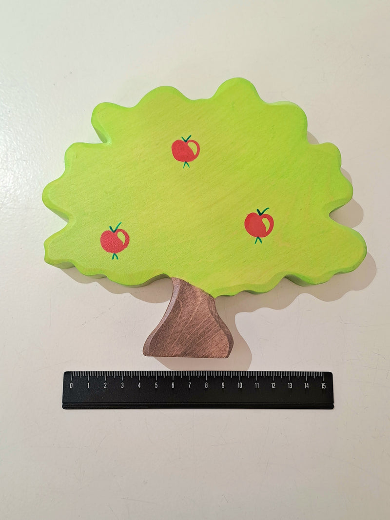 Holztiger Apple Tree Wooden Tree Figurine 3yrs+