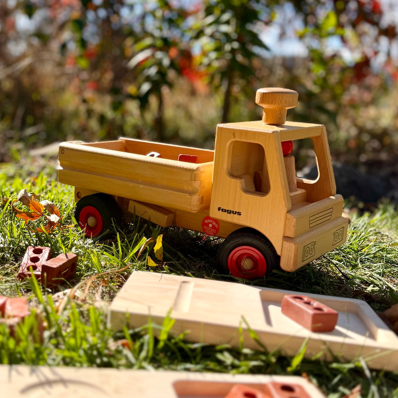 Fagus Dumper Truck Toy Car Wooden Toys Best Seller Gifting Idea for 3yrs+