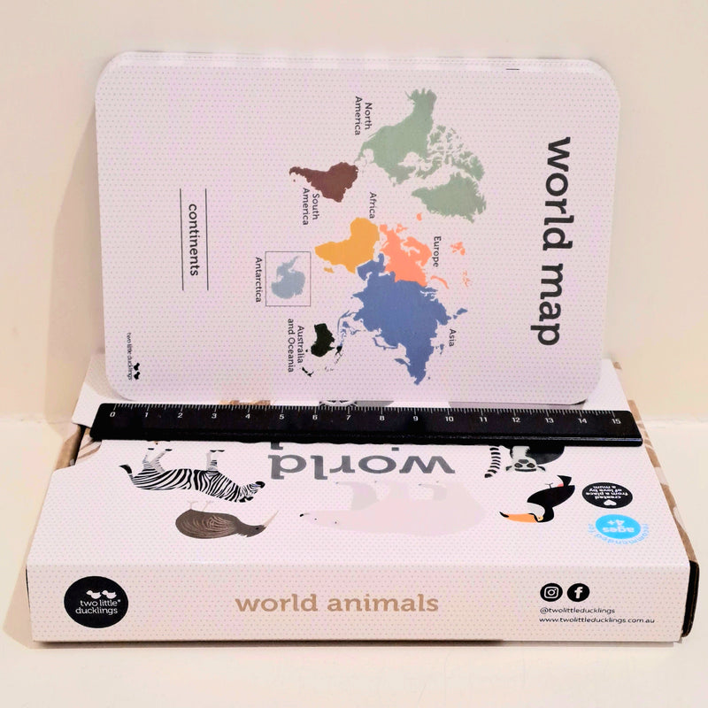 World Animals Flash Cards by Two Little Ducklings 4yrs+
