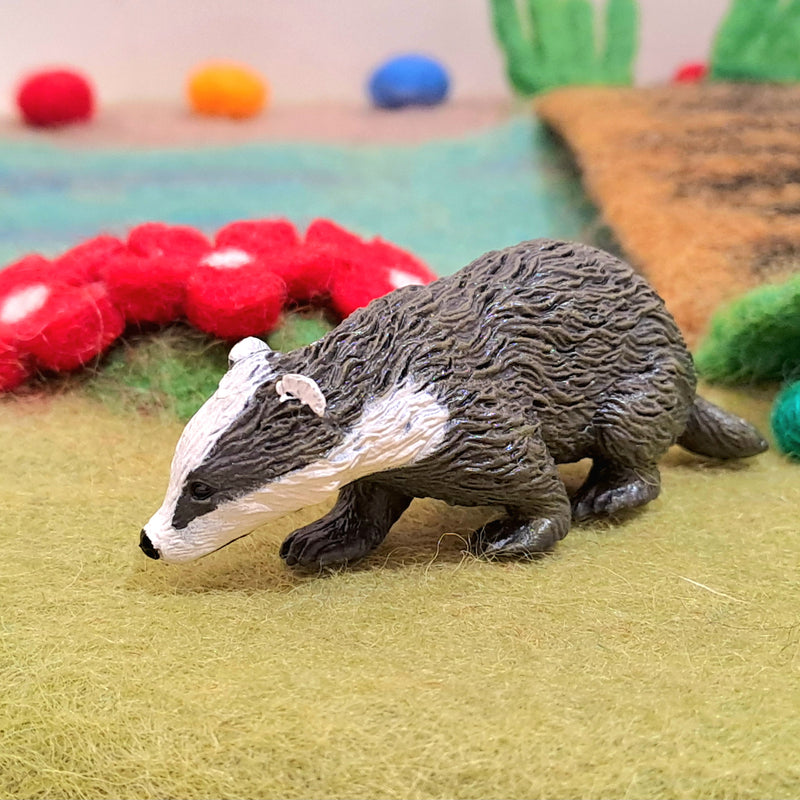 Eurasian Badger Figurine by CollectA Small European Wild Life Collection Animal Figurines 3yrs+