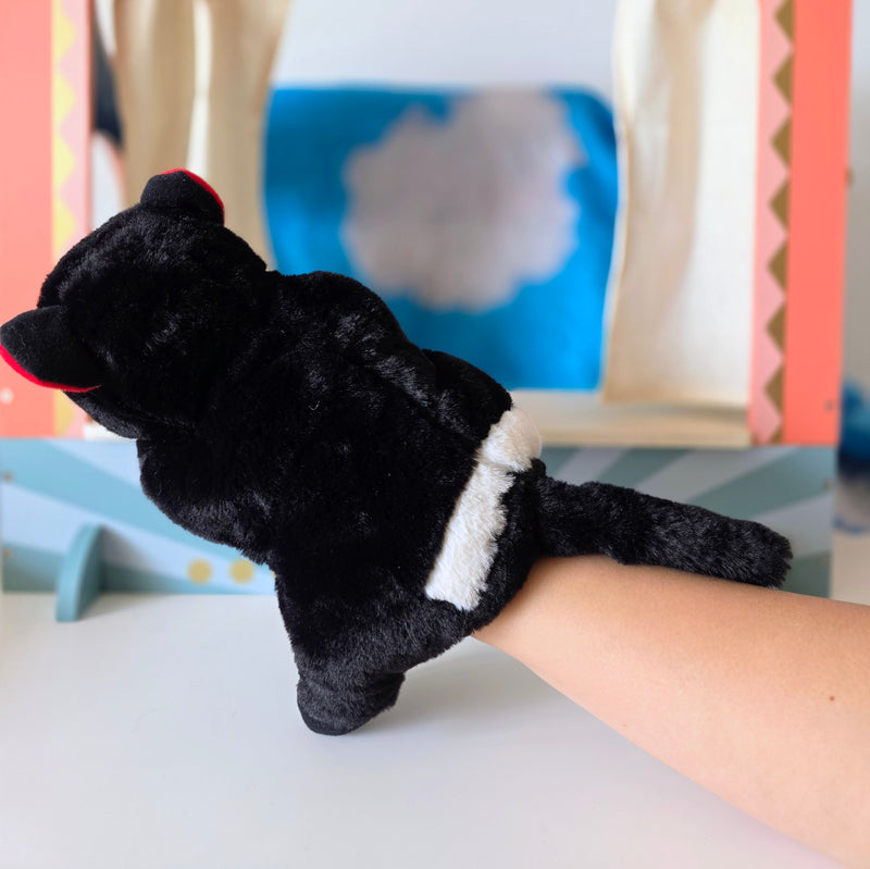 Eco Tasmanian Devil Hand Puppet 25cm By Eco Buddies Pretend and Imaginative Play Toy 3yrs+