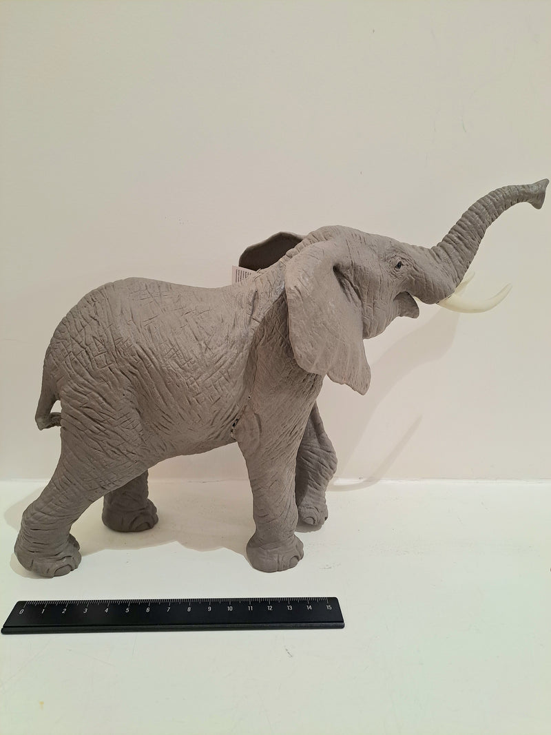 African Elephant Figurine by Safari Ltd Extra Large Safari Collection Animal Figurines 3yrs+