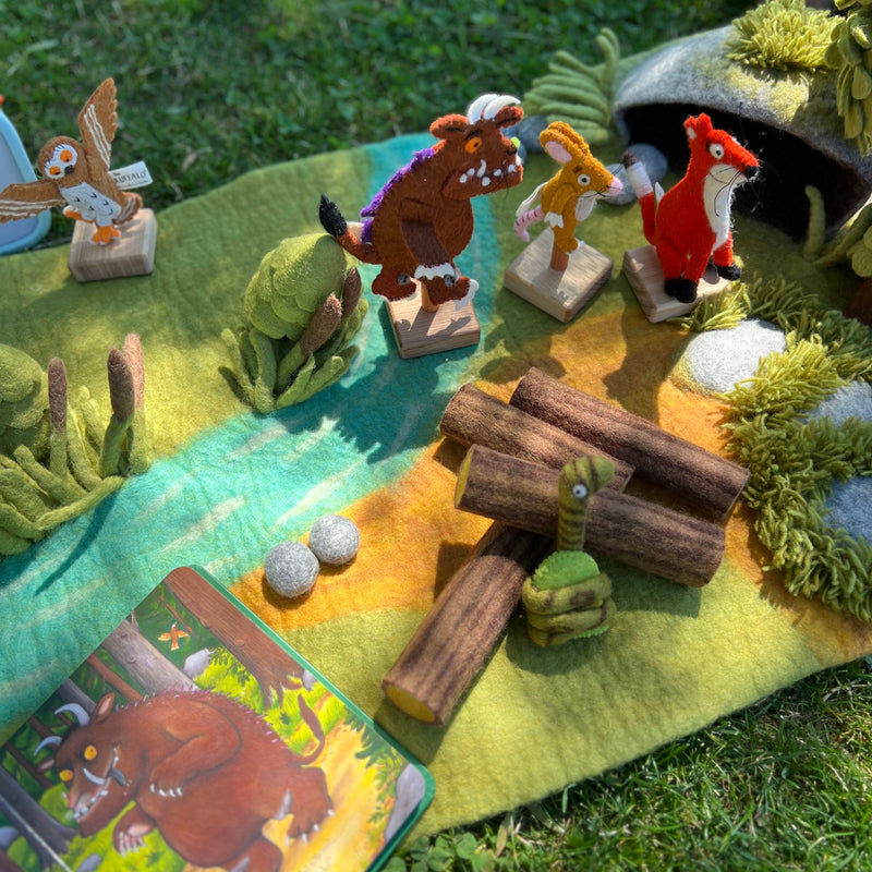 Tara Treasures Felt The Gruffalo Play Mat Playscape 80cm Pretend & Imaginative Play Toys Best Seller 3yrs+