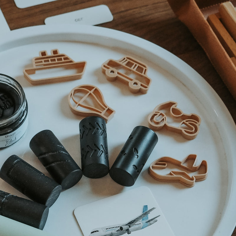 Kinfolk Pantry Service Vehicle Eco Cutter Set Playdough Sand Toys Art and craft for kids 3yrs+