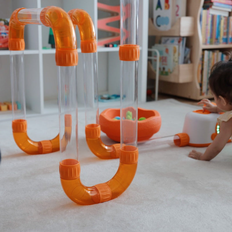 Fat Brain Toys Air Toobz with Airflow Unit 1 STEM Toys Best Seller Most Loved in Store Gifting idea for 5yrs+ (Bulky Shipping)