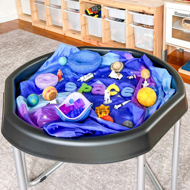 Play Silks by Play Silkies Australia Jumbo Silks Galaxy 180x90cm 100% Silk Natural Waldorf Toys Best Seller 3yrs+