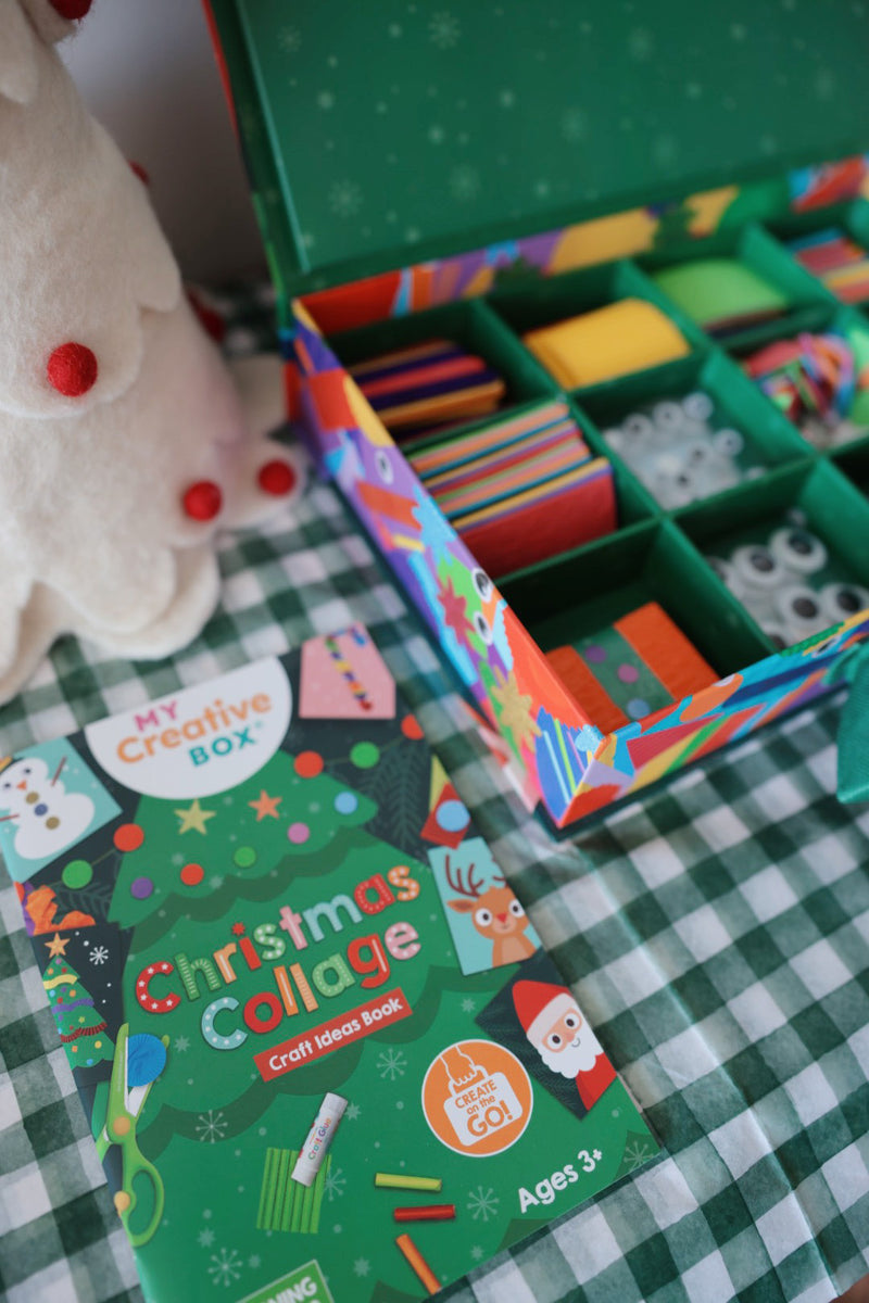My Creative Box Christmas Collage Sensory Craft Box Art and craft for kids Best Seller Christmas Range 3yrs+