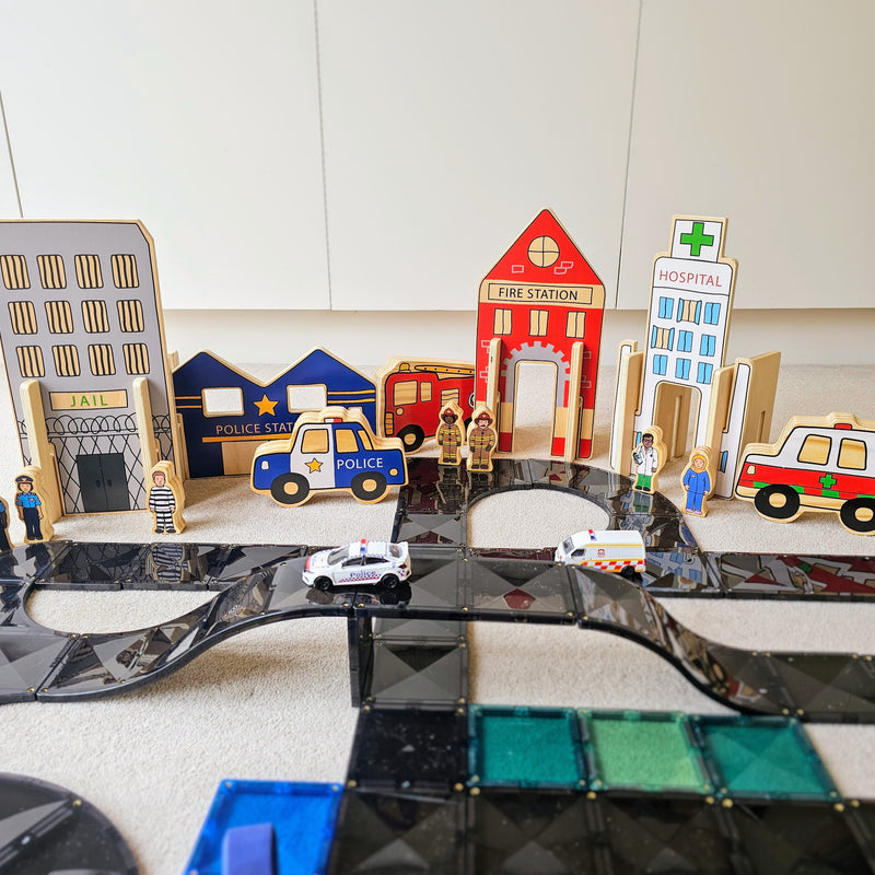 The Freckled Frog The Happy Architect - Emergency Set Pretend & Imaginative Play Toddlers Gifts Idea Best Seller Most Loved in Store 2yrs+