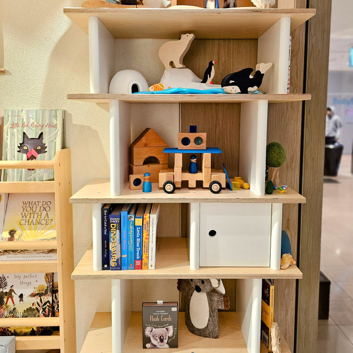 Oeuf Vertical Mini Library Shelf 165cm H x 74.5cm W x 31cm D