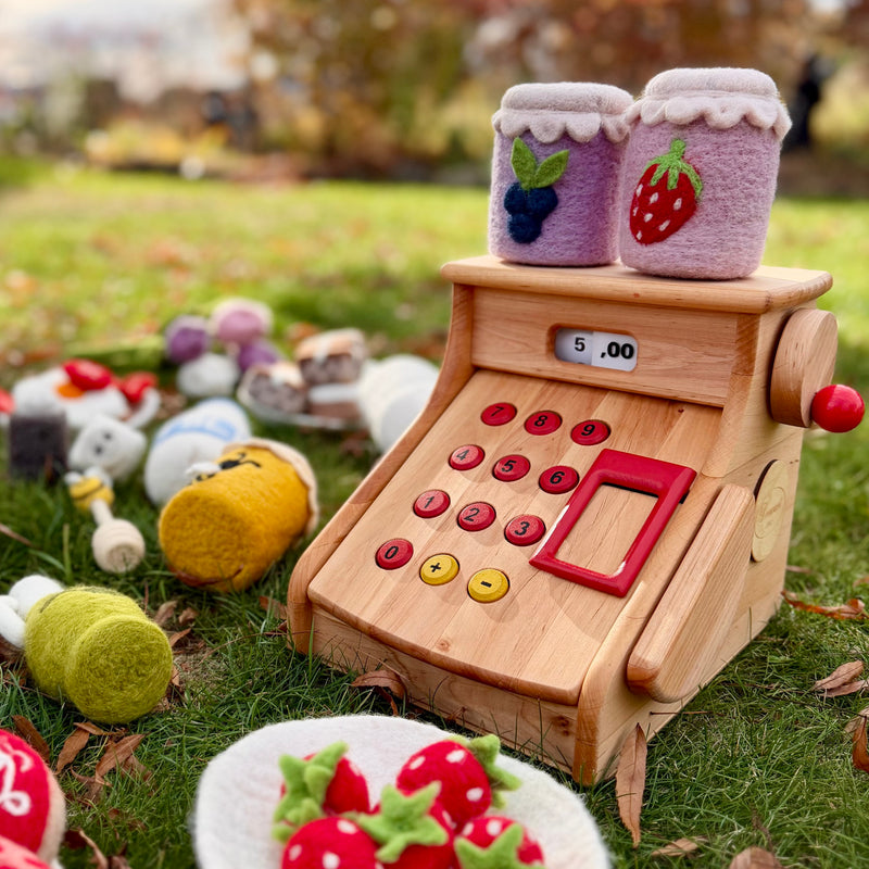 Drewart Cash Register Play Shops Wooden Toys 3yrs+