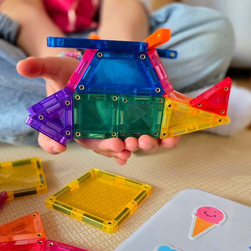 Connetix Tiles 32 Piece Travel Mini Pack NEW 2026 Travel Toys 3yrs+