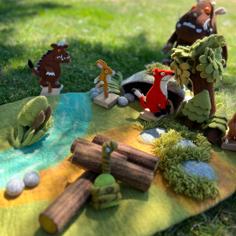 Tara Treasures Felt The Gruffalo Play Mat Playscape 80cm Pretend & Imaginative Play Toys Best Seller 3yrs+