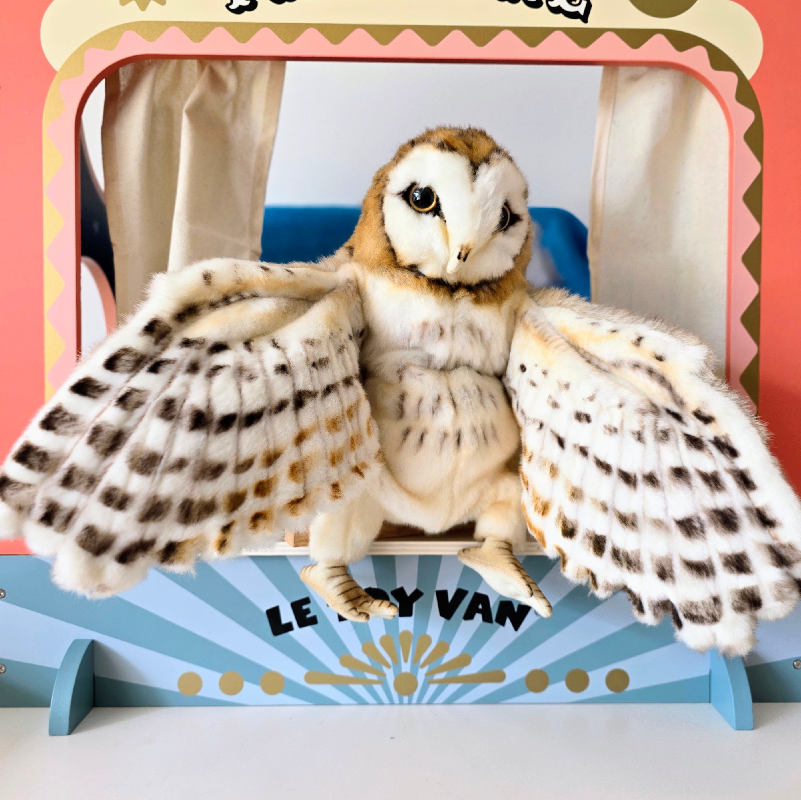 Barn Owl Hand Puppet by Hansa Pretend and Imaginative Play Toy