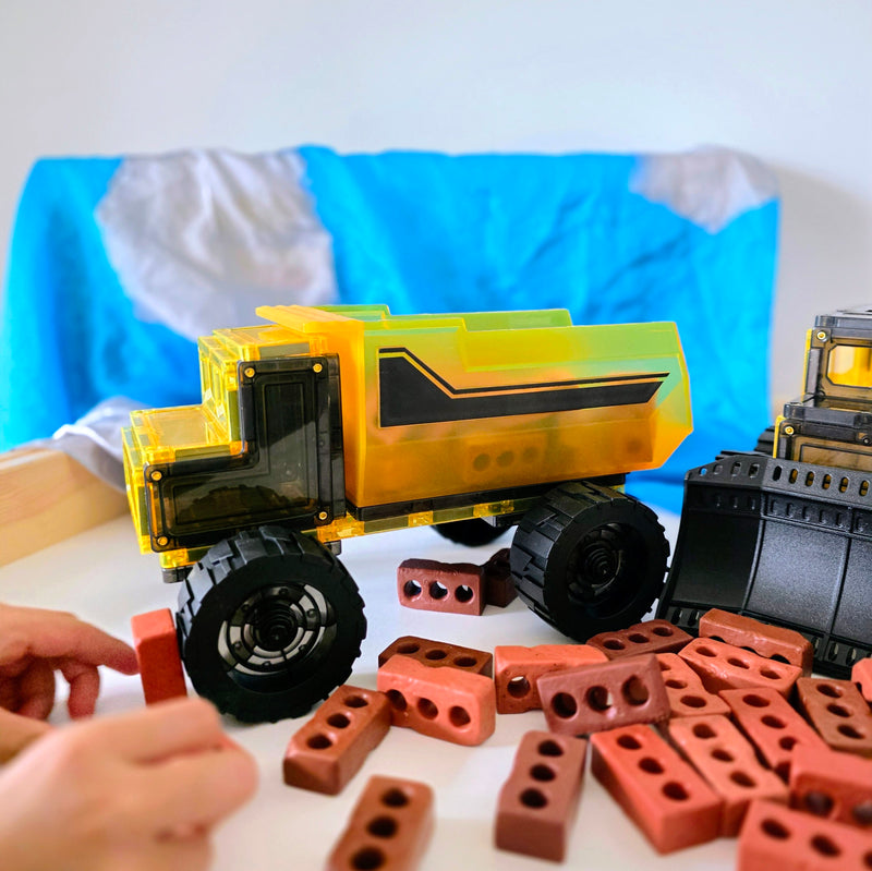 Learn and Grow Toys Magnetic Tiles Mega Mover Pack 23 Piece NEW 3yrs+