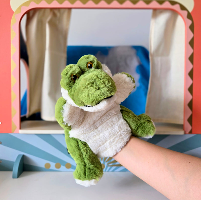 Eco Crocodile Hand Puppet 25cm By Eco Buddies Pretend and Imaginative Play Toy 3yrs+