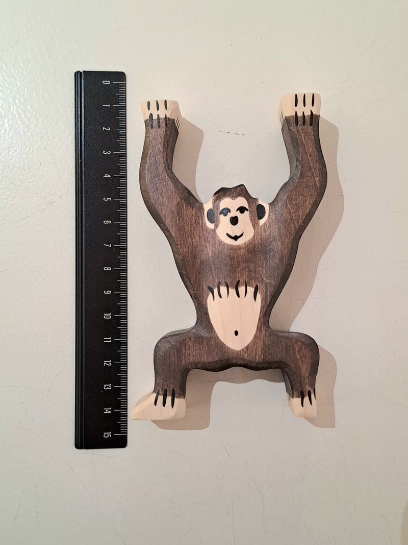 Holztiger Chimpanzee Wooden Animals Wildlife Animal Standing 3yrs+