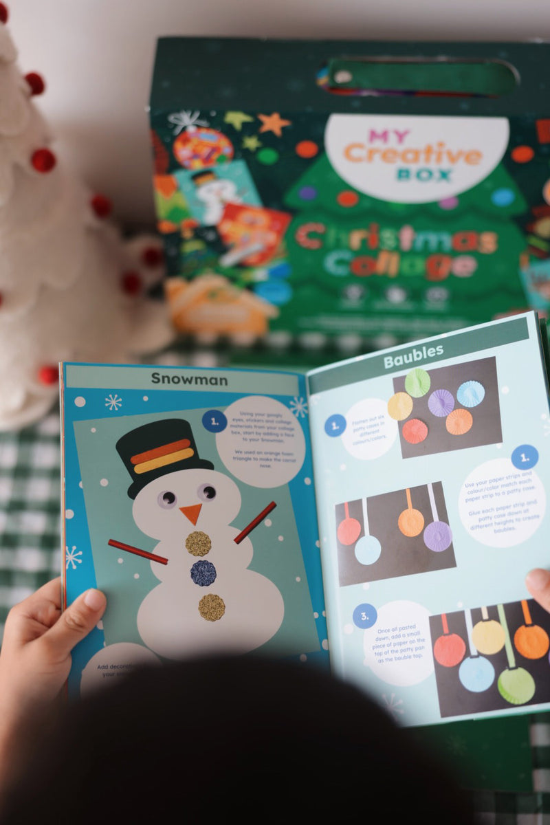 My Creative Box Christmas Collage Sensory Craft Box Art and craft for kids Best Seller Christmas Range 3yrs+
