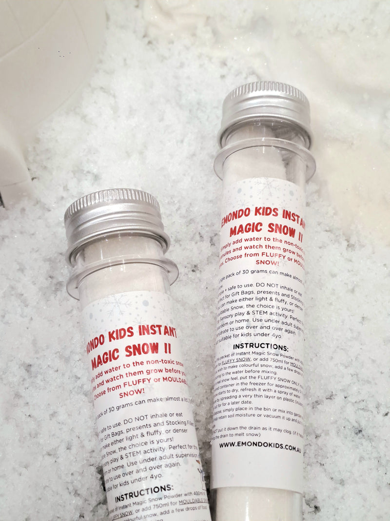 Emondo Kids Magic Instant Snow Sensory Early Science STEM Toys Sensory Toys Best Seller 4yrs+