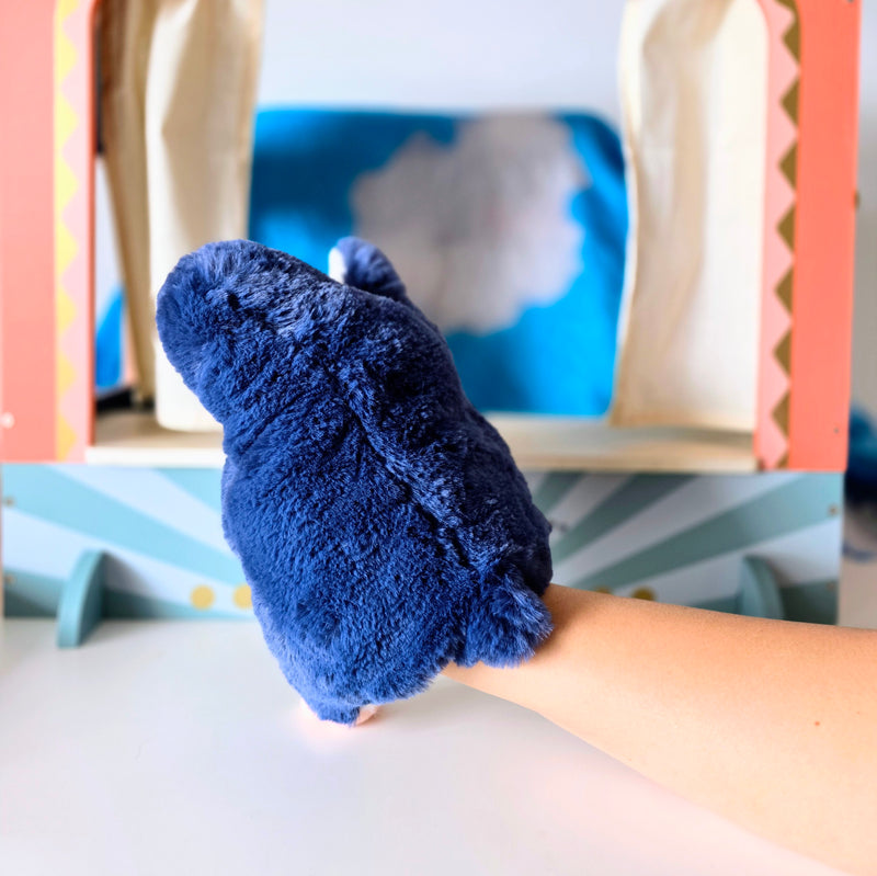 Eco Little Penguin Hand Puppet 25cm By Eco Buddies Pretend and Imaginative Play Toy 3yrs+