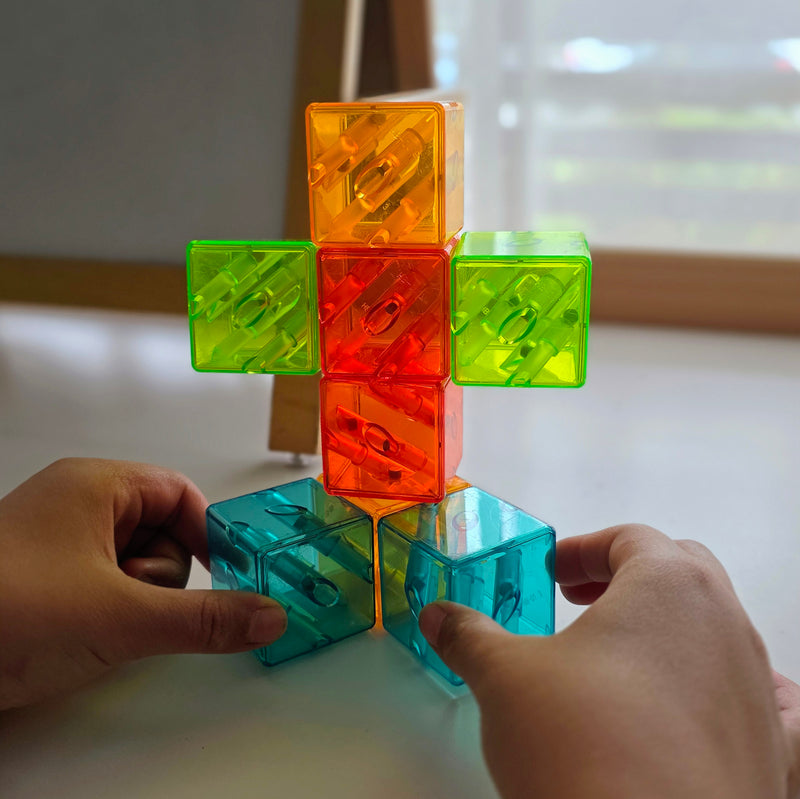 Geomag Magnetic Blocks Gems 8pcs Set Magnetic Toys Building Blocks STEM Toys 12m+