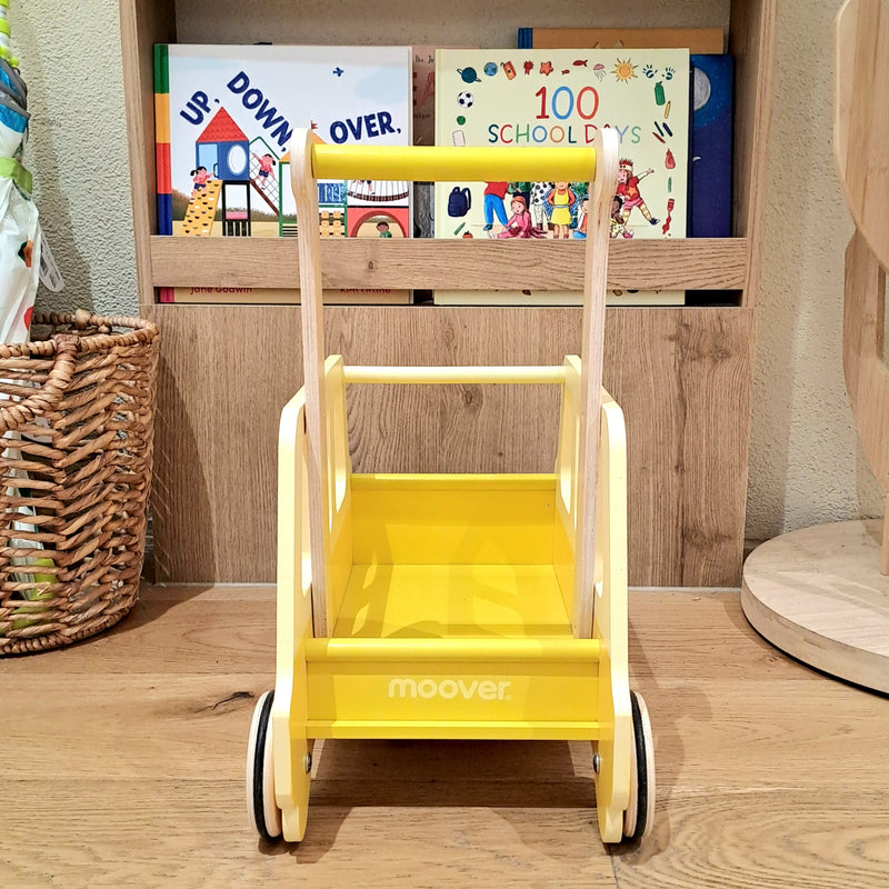 Moover Toys Essential School Bus Baby Walker Baby Toys Yellow 18m+ (Bulky Shipping)