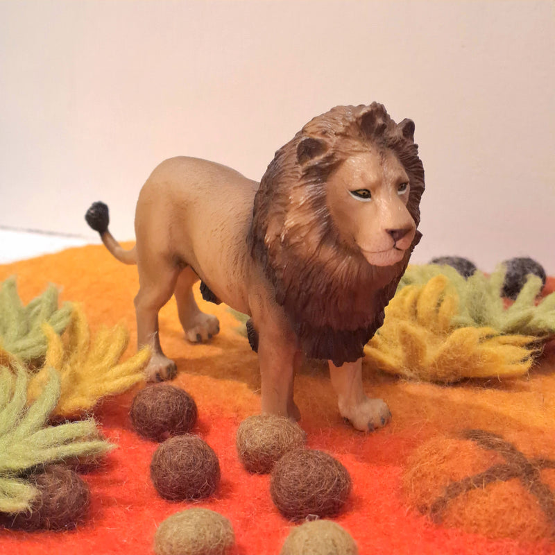 African Lion Figurine by CollectA Large Safari Collection Animal Figurines 3yrs+