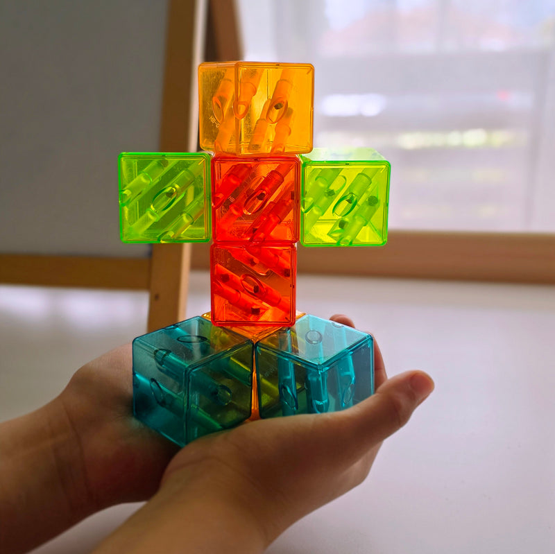 Geomag Magnetic Blocks Gems 8pcs Set Magnetic Toys Building Blocks STEM Toys 12m+