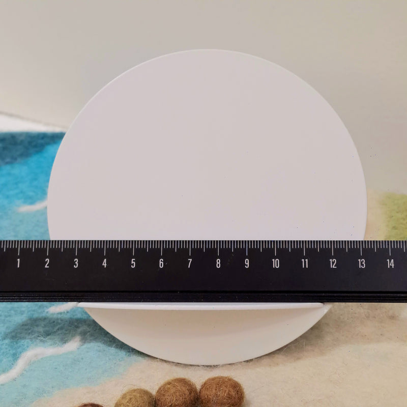 Speks Magnetic Fidgets Desk Stand Small in White Compatible with Mini Magnetic Tiles