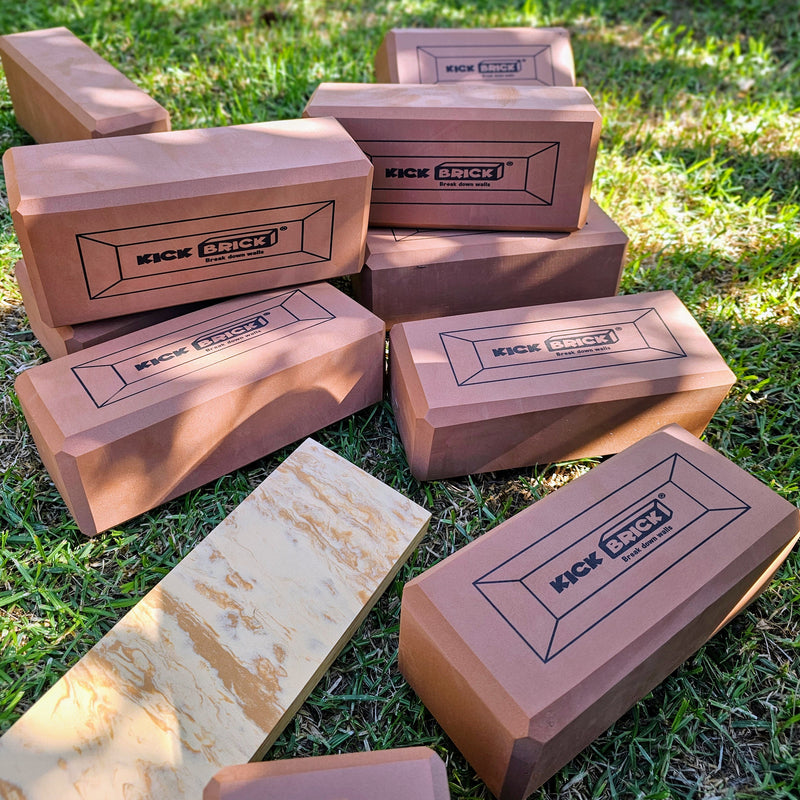 KICKBrick Brown Single Pack 25 Bricks Construction Toys Best Seller 3yrs+ (Soft Play Equipment)