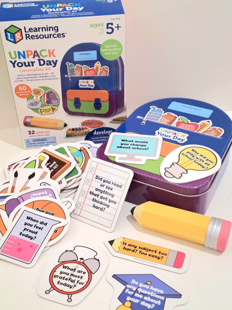 Unpack Your Day Conversation Kit by Learning Resources Social-Emotional Language Early Literacy 5yrs+