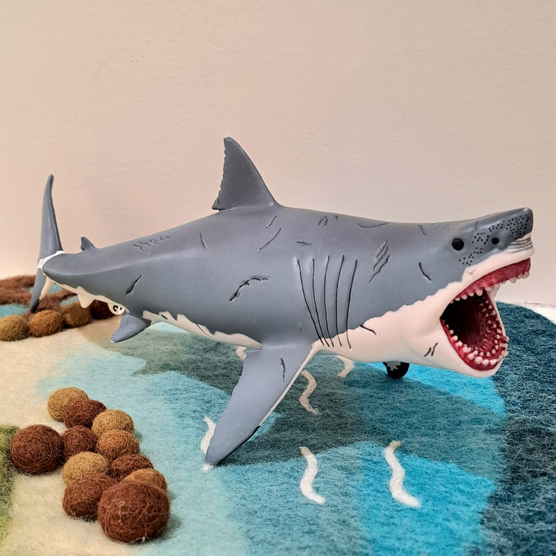 Schleich Megalodon Extra Large Figurine Ocean Sea Life Collection Animal Figurines 3yrs+