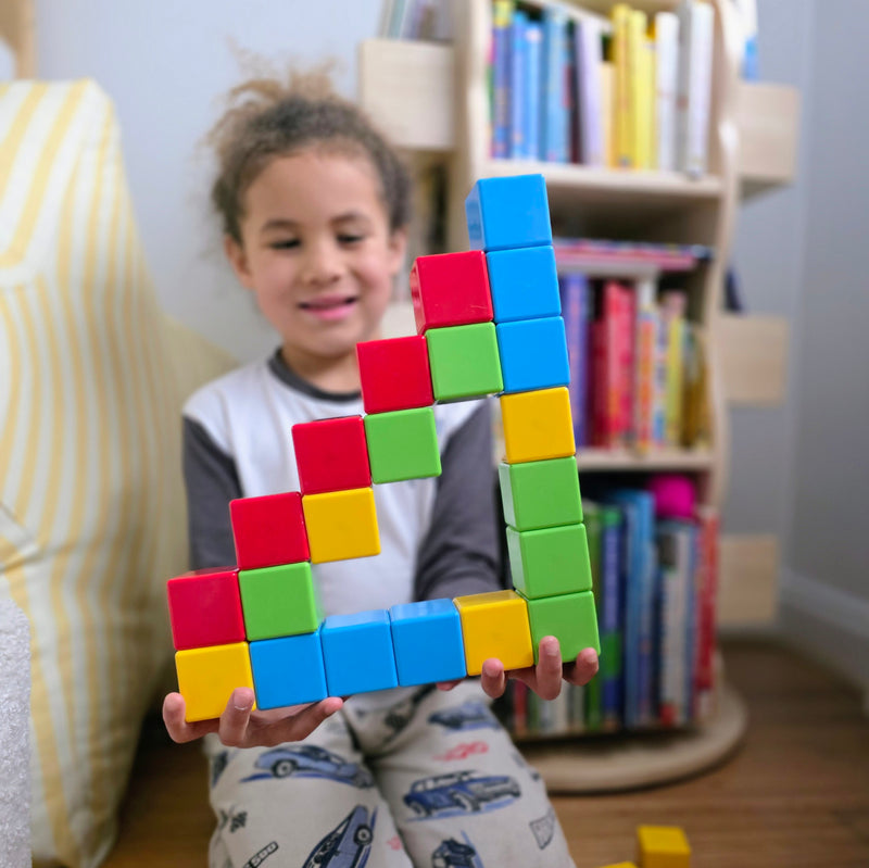 Geomag Magicube Magnetic Cubes Creative Set 24pcs Magnetic Toys Building Blocks STEM Toys 12m+