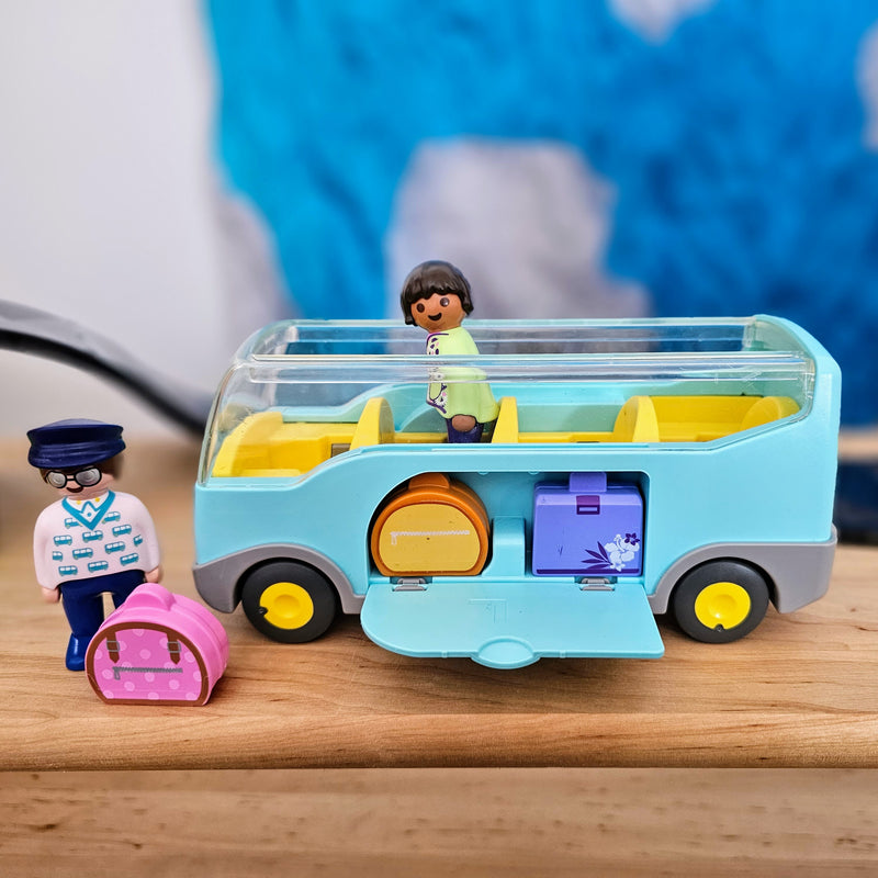 Playmobil Junior Airport Shuttle Bus Toy Car Toddlers Gifts Idea 12m+