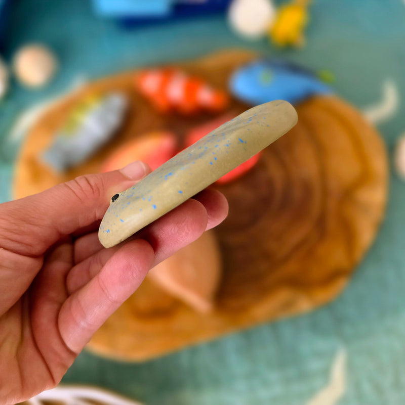 Yellow Door Sensory Play Stones Fish 8pcs Playdough Sand Toys Sensory Toys Toddler Developmental Toys 2yrs+