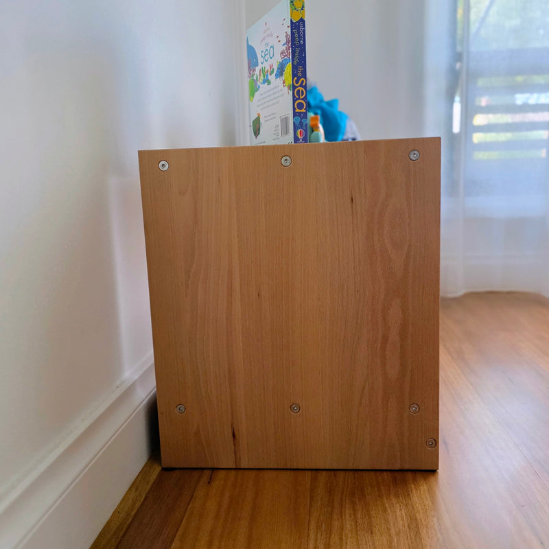 Montessori Beechwood 2 Tier Infant Baby Shelf Kids Toys Shelf 34.5(D) x 100(L) x 40(H) Kids Furniture (Furniture Shipping)