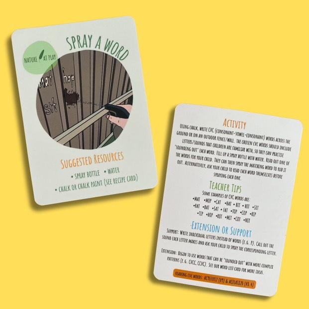 Foundation English Deck by Nature at Play 5yrs+