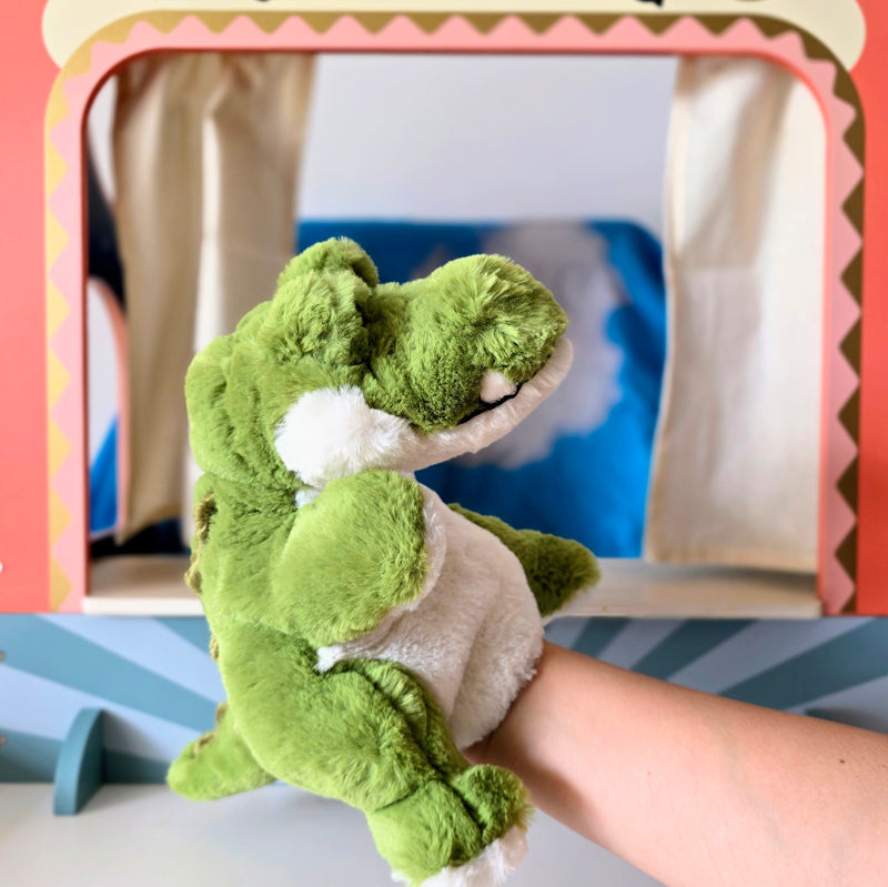 Eco Crocodile Hand Puppet 25cm By Eco Buddies Pretend and Imaginative Play Toy 3yrs+