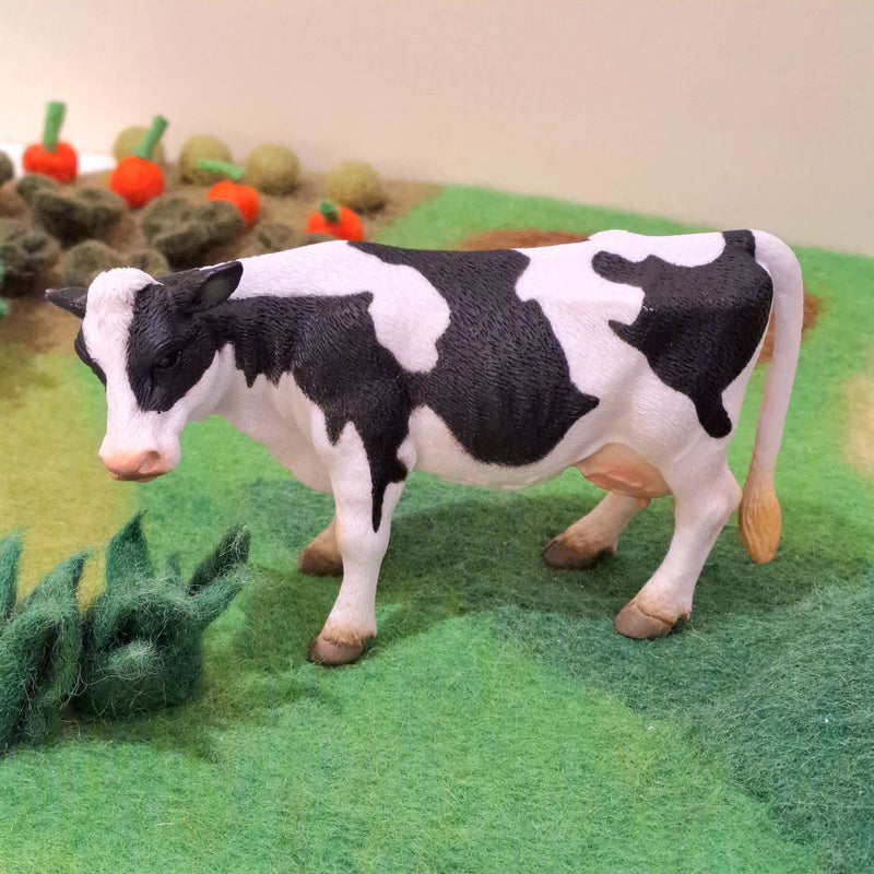 Friesian Cow Figurine by CollectA Large Farm Animal Figurines 3yrs+