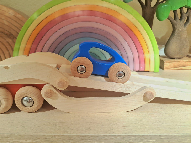 Auto Transporter Eco Toddler Wooden Toy Car by Bajo 18m+