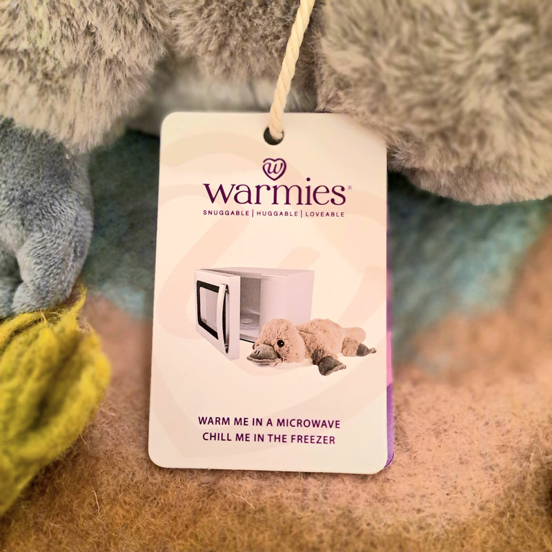 Warmies Large Platypus Weighted Plush Toys 30cm Wellbeing Gift Idea for 0m+